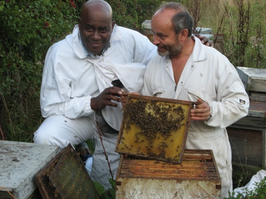 Ainsley Harriott and Ged Marshall